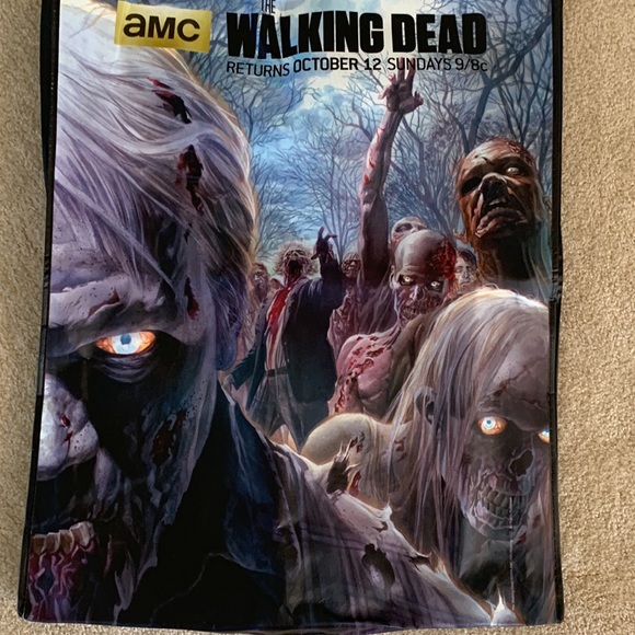 Oversized The Walking Dead Reusable Bag, 30” x 24” x 4” - Picture 2 of 16
